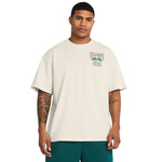 UA Heavyweight Record Breakers SS Shirt, Silt/Hydro Teal - S