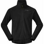 Bergans Hareid Fleece Jacket NoHood Black XL Pulover na prostem