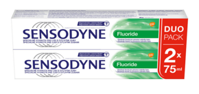 WEBHIDDENBRAND Zobna pasta za občutljive zobe Fluorid Duopack 2 x 75 ml