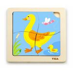 MILLY MALLY Viga 51314 Puzzle na podkładce - Kaczuszka - 6934510513146