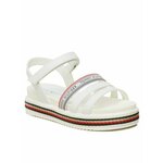 Tommy Hilfiger Sandali Velclo Platform T3A2-32762-0371 M Bela