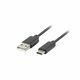 Lanberg lanberg kabel qc 3.0 ca-usbo-20cu-0018-bk (usb 2.0 tip a - usb tip c ; 1,8 m; črna barva)