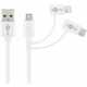 Goobay kabel 3v1, MicroUSB/USB-C Apple Lightning, 1 m