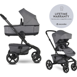 EASYWALKER Voziček kombiniran Jimmey 2v1 Iris Grey LITE RWS