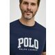 Bombažna kratka majica Polo Ralph Lauren moški, mornarsko modra barva - mornarsko modra. Lahkotna majica iz kolekcije Polo Ralph Lauren, izdelana iz tanke, elastične pletenine. Model iz izjemno udobne bombažne tkanine.