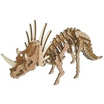 Woodcraft Lesena 3D sestavljanka Triceratops