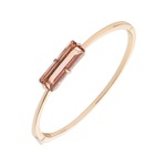 Zapestnica Lauren Ralph Lauren BR BAGUETTE BANGLE ženska, 14B00394 - zlata. Zapestnica iz kolekcije Lauren Ralph Lauren. Model z okrasnim kristalom izdelan iz kovine.