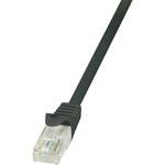 LogiLink KABEL PATCH UTP Cat 6 5,00m RJ45 1Gbit - črn (CP2073U)