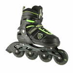 Nils Extreme NA19088 Black-Green Velikost S (31-34) Drsalke