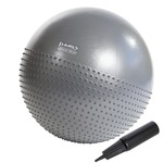 shumee YB03 NOVA 65CM SIVA GIMNASTIČNA MASAŽNA ŽOGA HMS