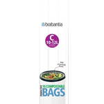 brabantia PerfectFit vrečke za smeti (biorazgradljive) - 10-12L (C) - 10 kosov na roli