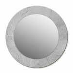 tulup.si Tiskano okroglo ogledalo Siv cement fi 90 cm