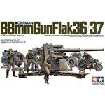 Tamiya maketa-miniatura Nemški 88mm Flak komplet • maketa-miniatura 1:35 cannon • Level 3