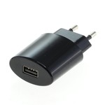 Polnilec / adapter USB, univerzalni, funkcija AutoID, črn, 2.4A