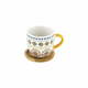 Porcelanaste skodelice v kompletu 6 ks za espresso 80 ml Gardeny – Villa Altachiara
