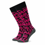 Visoke nogavice Unisex Colmar Wording 5280 5VG Neon Pink/Black 198