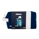 Gillette Mach3 Set brivnik 1 kos + nadomestne glave 2 kosa + gel za britje Extra Comfort 75 ml + kozmetična torbica za moške