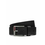 Tommy Jeans Moški pas Tjm Finley Belt 3.5 AM0AM10627 Črna