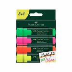 WEBHIDDENBRAND Označevalnik Faber-Castell Textliner 1548 komplet 4 barv