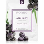 Foreo Acai Berry Smooth Cloth maska ( Smooth ing Sheet Mask) 3 x 20 g