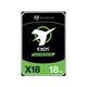 Seagate Exos X18 HDD, 18TB, SATA, SATA3, 7200rpm, 3.5"