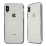 Gumiran ovitek (TPU+ALU) za Apple iPhone X, siv