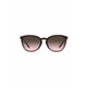 Sončna očala Michael Kors ženski, rjava barva - rjava. Sončna očala iz kolekcije Michael Kors. Model z enobarvnimi stekli in okvirji iz kombinacije umetne snovi in kovine. Ima filter UV 400.