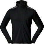 Bergans Rabot Active Mid Hood Jacket Men Black L Pulover na prostem