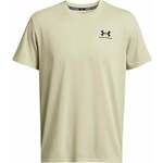 Under Armour Men's UA Logo Embroidered Heavyweight Short Sleeve Silt/Black L Fitnes majica