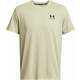 Under Armour Men's UA Logo Embroidered Heavyweight Short Sleeve Silt/Black L Fitnes majica