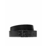 Calvin Klein Jeans Ženski pas Round Mono Pl Rev Lthr Belt 30Mm K60K611489 Črna