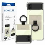 OVITEK ZA SAMSUNG GALAXY Z FLIP 4 WHITESTONE CLEAR CASE RING BEIGE