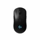 Logitech G Pro Wireless gaming miška, optični, brezžičen/žičen, 0000 dpi/12000 dpi/1600 dpi/16000 dpi/25600 dpi, 300 IPS, 1ms, 1000 Hz, beli/modri/rdeči/črni