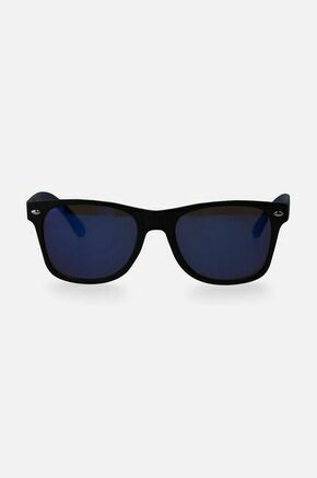 Otroška sončna očala Coccodrillo črna barva - črna. Otroški sončna očala iz kolekcije Coccodrillo. Model z enobarvnimi stekli in okvirji iz plastike. Ima filter UV 400.
