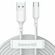 USB-C PODATKOVNI KABEL BASEUS 40 W 5 A 150CM WHITE / 2 kom.