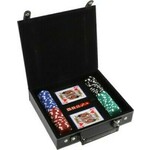 Teddies Poker set 100 kosov + karte + kocke v kovčku