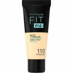 Maybelline Združevanje ličil z matiranim učinkom Fit Me! (Matte &amp; Poreless Make-Up) 30 ml (Odstín 101 True Ivory)