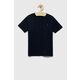 Otroška bombažna kratka majica Polo Ralph Lauren mornarsko modra barva - mornarsko modra. Otroški kratka majica iz kolekcije Polo Ralph Lauren. Model izdelan iz pletenine.