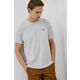 Kratka majica Lacoste moški, siva barva - siva. Kratka majica iz kolekcije Lacoste. Model izdelan iz enobarvne pletenine. Izjemno udoben material.