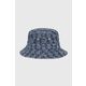 Dvostranski klobuk Lacoste - modra. Klobuk iz kolekcije Lacoste. Model z ozkim robom, izdelan iz enobarvnega materiala.