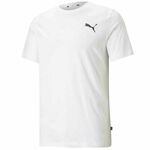 Puma Majice obutev za trening bela XXL Ess Small Logo Tee