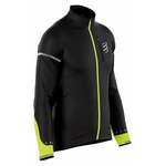 Compressport Hurricane Windproof Jacket Flash M Black/Fluo Yellow S Tekaška jakna