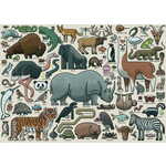 WEBHIDDENBRAND Ravensburger Puzzle - Atlas divjih živali 1000 kosov