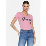 Guess Majica Adriana W3RI50 J1314 Roza Slim Fit