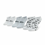 Set 3 parov unisex nizkih nogavic Reebok Cl Fo Invisible Sock 3P GG6678 White/Lgsogr/White