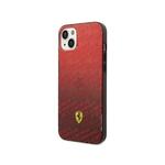 Ferrari silikonski ovitek Scuderia FEHCP14MEAOR za iPhone 14 Plus - rdeč