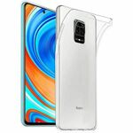 WEBHIDDENBRAND Ultra tanek silikonski ovitek za Xiaomi Redmi Note 9, prozoren