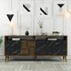 MILAN - WALNUT, BLACK MAR HANAH HOME