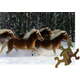 WEBHIDDENBRAND D-TOYS Puzzle Horse Magic: Hafling na snegu 239 kosov