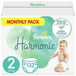 Pampers plenice Harmony, velikost 2, 132 kosov, 4kg-8kg